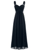 Women Pleated Bridesmaid Dresses Elegant Ruched High-waisted Long Formal Wedding Party Dresses for 2018 Vestido Bridesmaid Dress
