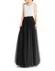 Women's Wedding Party Floor Length Tutu Tulle Skirt High Waist Long Maxi Skirt Customize