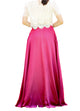 Women's Casual Sexy Chiffon Split High Waist Maxi Skirt With Pockets For Wedding Party Evening