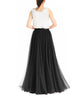 Women's Wedding Party Floor Length Tutu Tulle Skirt High Waist Long Maxi Skirt Customize
