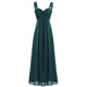 Women Pleated Bridesmaid Dresses Elegant Ruched High-waisted Long Formal Wedding Party Dresses for 2018 Vestido Bridesmaid Dress
