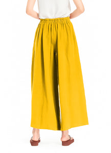 Melansay Casual Cotton Linen Harem Pants Loose Long Palazzo Wide Leg Trousers