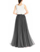Women's Wedding Party Floor Length Tutu Tulle Skirt High Waist Long Maxi Skirt Customize