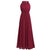 Chiffon Long Bridesmaid Dresses Women Ladies Halter Bridal Maxi Prom Gown Princess Lace Dresses
