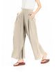 Melansay Casual Cotton Linen Harem Pants Loose Long Palazzo Wide Leg Trousers