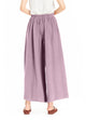 Melansay Casual Cotton Linen Harem Pants Loose Long Palazzo Wide Leg Trousers