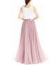 Melansay Women's Wedding Party Tutu Floor Length Tulle Skirt High Waist Long Maxi Skirt Customize