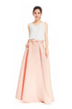 Party Wedding Invitations Pink Nude Red Grey Fuchsia Wedding Long Skirt Pleated Full Maxi Skirt With Pockets