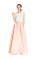 Party Wedding Invitations Pink Nude Red Grey Fuchsia Wedding Long Skirt Pleated Full Maxi Skirt With Pockets