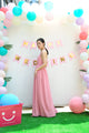 High Waist Maxi Skirt Chiffon Silk Skirts Beautiful Bow Tie Elastic Waist Summer Skirt Floor Length Long Skirt (037), #106