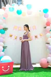 Halter Backless Wedding Guest Dress/Sleeveless Summer Boho Maxi Dress/Floor Length Wedding Party Dress/Formal dresses for women