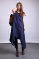Summer plus size clothing pullover long linen dress loose fitting maxi dress(80524)