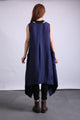 Summer plus size clothing pullover long linen dress loose fitting maxi dress(80524)