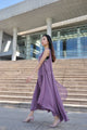 Flowy Chiffon Loose Dress Day Dress Irregular Summer Long Vest Dress (117), #70