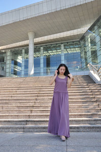 Chiffon Casual Long Dress Daily Maxi Event Dress (106), #70